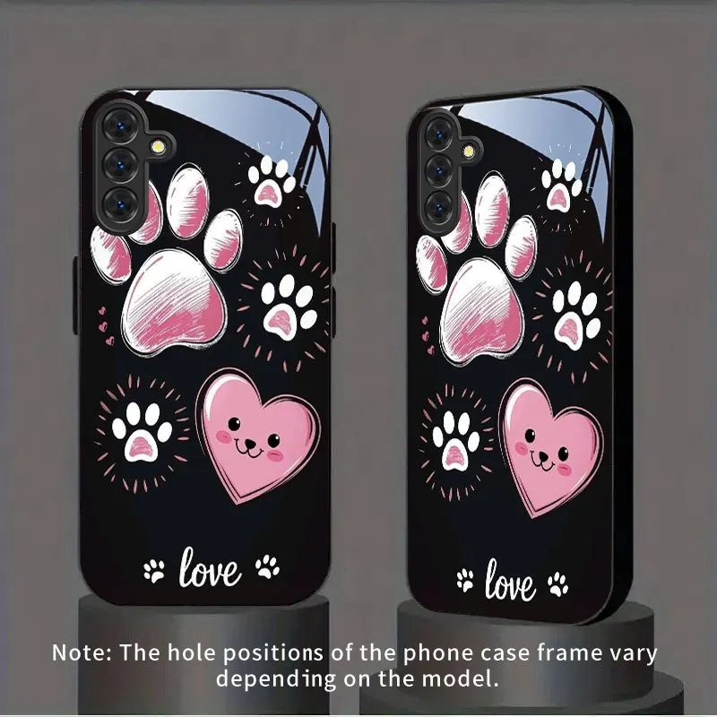 Cute Pink Dog Paw & Heart s26 ultra case Glass Phone Case mobile phones for Samsung Galaxy S26 S25 S24 S23 S22 FE,Ultra,Plus
Cute Pink Dog Paw & Heart s26 ultra case Glass Phone Case mobile phones for Samsung Galaxy S26 S25 S24 S23 S22 FE,Ultra,Plus
