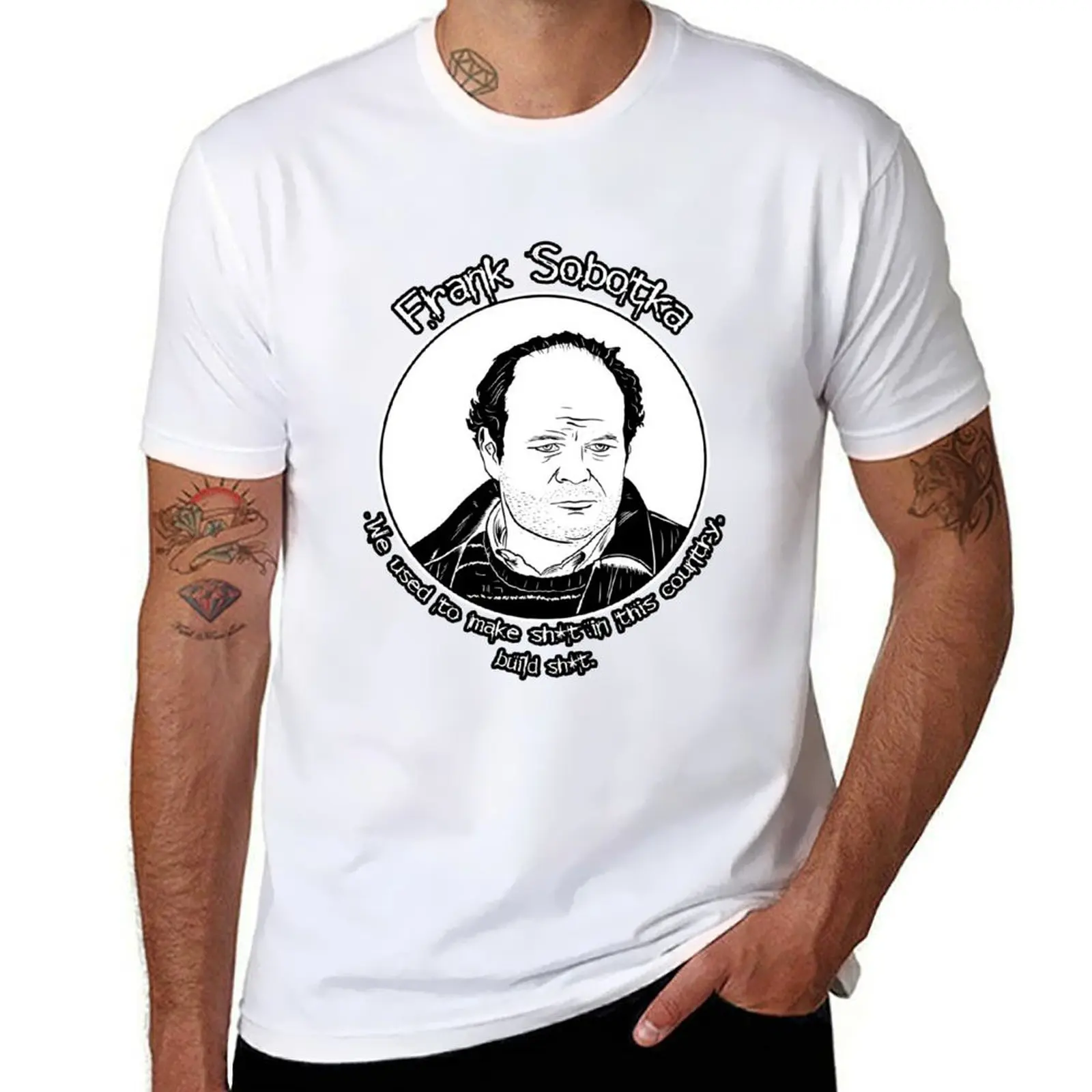 Frank Sobotka - The Wire T-Shirt man t shirt graphic man t shirt cotton high quality T-Shirt
Frank Sobotka - The Wire T-Shirt man t shirt graphic man t shirt cotton high quality T-Shirt