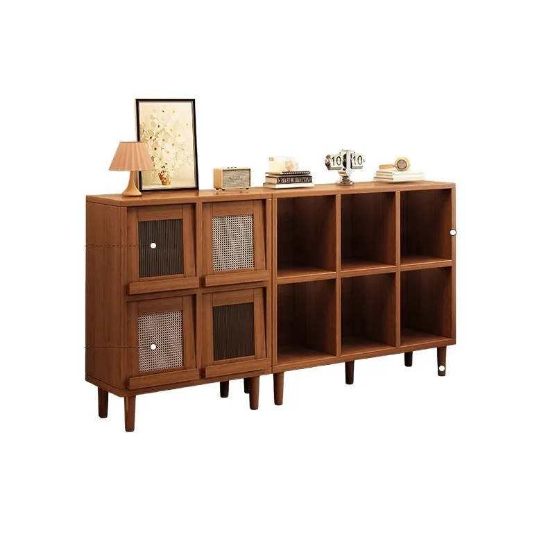 Solid wood, bookcase, walnut, plaid cabinet, with legs, floor, storage, storage cabinet, household, dust, storage
Solid wood, bookcase, walnut, plaid cabinet, with legs, floor, storage, storage cabinet, household, dust, storage