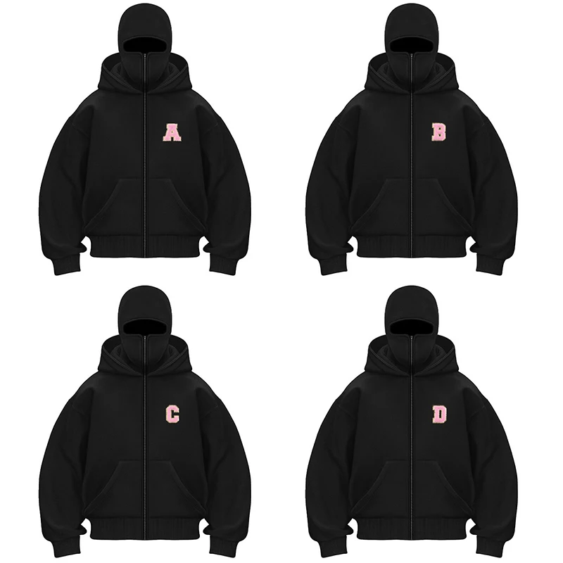 Mask Zipper Design Windproof Hoodie Double Hat Winter Sports Jacket Outdoor Hiking Travel Running Sweatshirt Women's Clothing
Mask Zipper Design Windproof Hoodie Double Hat Winter Sports Jacket Outdoor Hiking Travel Running Sweatshirt Women's Clothing 