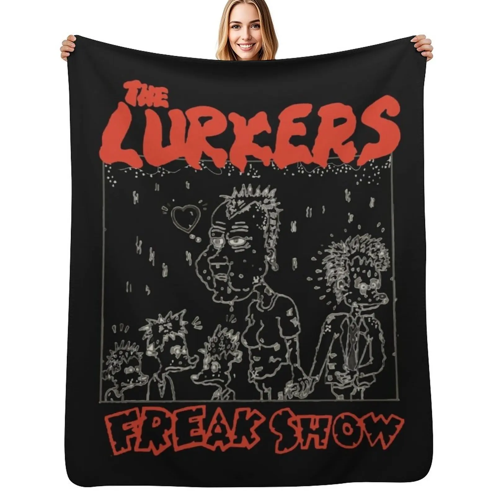 The Lurkers - Freak Show Throw Blanket Spring Fall Cozy Throw Blanket for Couch
The Lurkers - Freak Show Throw Blanket Spring Fall Cozy Throw Blanket for Couch