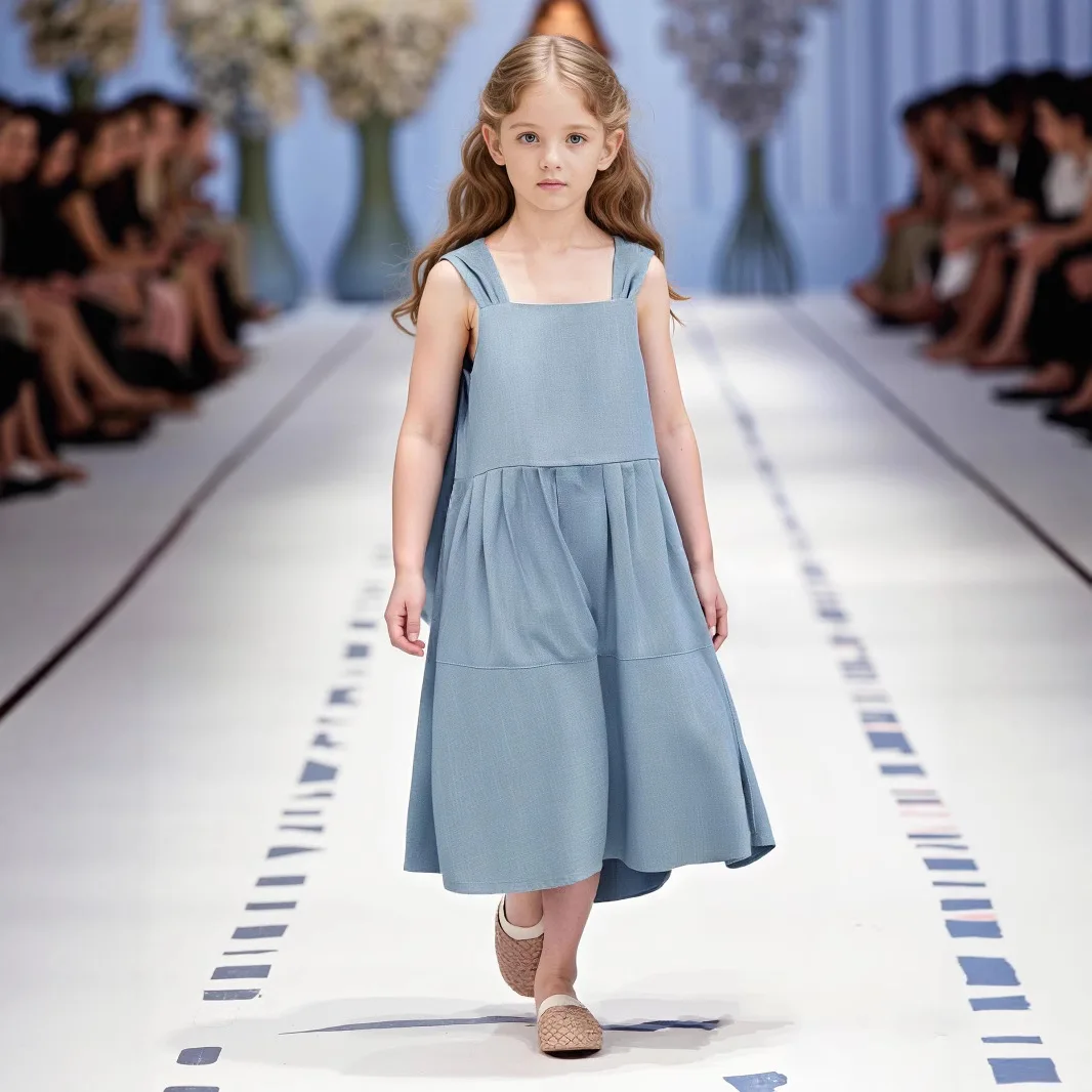 Новинка 2023 года, летний жилет из хлопка и льна для девочек, плиссированное платье, юбка принцессы на молнии, в стиле ретро в сельской местности
Новинка 2023 года, летний жилет из хлопка и льна для девочек, плиссированное платье, юбка принцессы на молнии, в стиле ретро в сельской местности