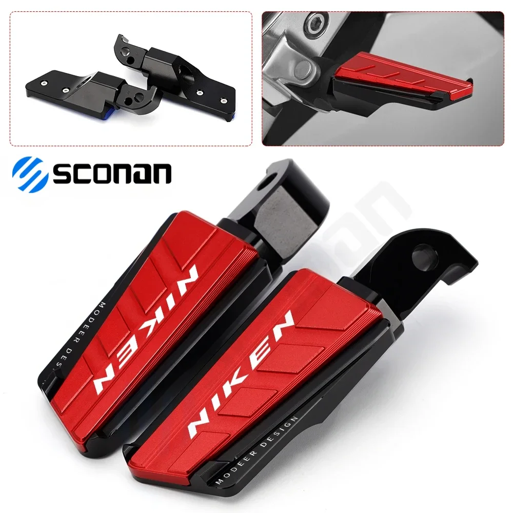 For Yamaha NIKEN 2018 2019 2020 2021 2022 2023 Motocycle Accessories Aluminum Rear Foot Pegs Rests Passenger Footrests
For Yamaha NIKEN 2018 2019 2020 2021 2022 2023 Motocycle Accessories Aluminum Rear Foot Pegs Rests Passenger Footrests