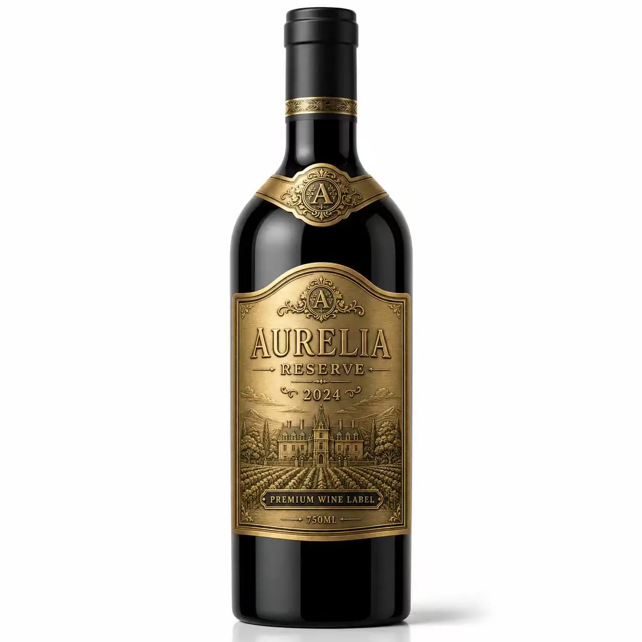 Custom Wine Bottle Label|Custom Gold Foil Embossed Sticker|Personalized Logo Wine Packaging|Premium Branding Label
Custom Wine Bottle Label|Custom Gold Foil Embossed Sticker|Personalized Logo Wine Packaging|Premium Branding Label
