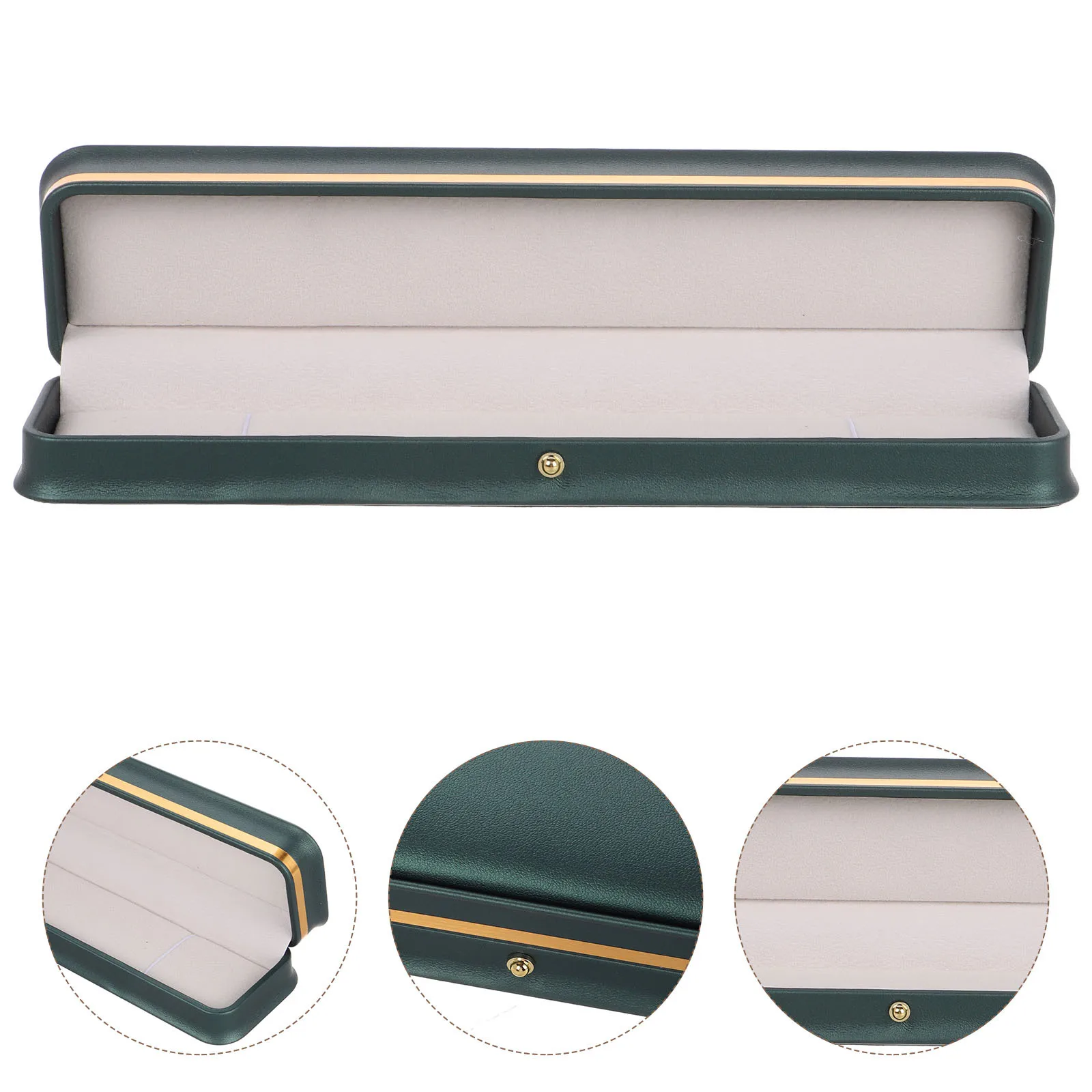 Sophisticated Golden Accent Jewelry Box Versatile Organizer Necklace Bracelet Pendant Storage Soft Lining Gift
Sophisticated Golden Accent Jewelry Box Versatile Organizer Necklace Bracelet Pendant Storage Soft Lining Gift