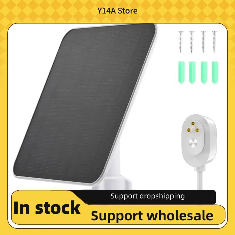 Y14A 5W Waterproof Solar Panel 5V Charging For Ring Spotlight Cam & Ring Stick Up Cam Magnetic Terminal Port
Y14A 5W Waterproof Solar Panel 5V Charging For Ring Spotlight Cam & Ring Stick Up Cam Magnetic Terminal Port