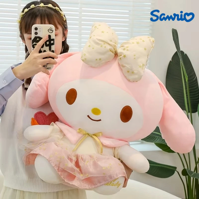 90CM Super Big Size Sanrio My Melody Kawaii Plushies Cartoon Anime Stuffed Sleeping Pillow Comfortable Soft Doll Holiday Gifts
90CM Super Big Size Sanrio My Melody Kawaii Plushies Cartoon Anime Stuffed Sleeping Pillow Comfortable Soft Doll Holiday Gifts