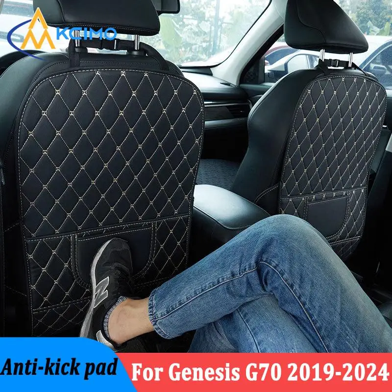 For Genesis G70 2019-2024 Car PU Leather Anti Kick Mat Pad Car Anti-kick Protector Mats Seat Back Protector Accessories
For Genesis G70 2019-2024 Car PU Leather Anti Kick Mat Pad Car Anti-kick Protector Mats Seat Back Protector Accessories