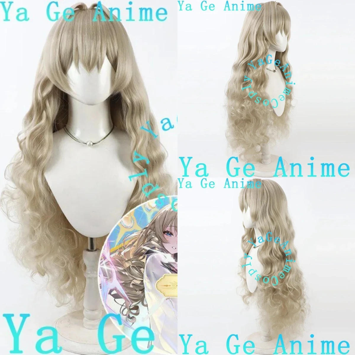 New Clothes Cosplay Wig Blonde Curly Hair Realistic Scalp for Special Skin Anniversary Celebration Gaming Fans Gift Props
New Clothes Cosplay Wig Blonde Curly Hair Realistic Scalp for Special Skin Anniversary Celebration Gaming Fans Gift Props