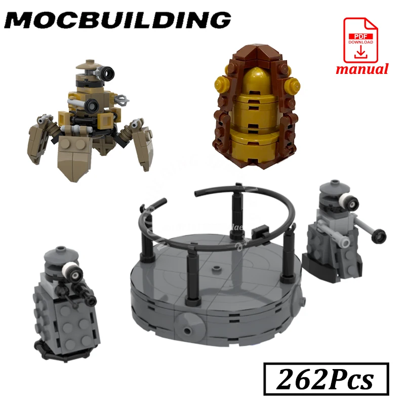 Spider Daleked Genesised Ark Robots Model Bricks MOC Building Blocks Hoverbouted Construction Time-machined Toys Gift
Spider Daleked Genesised Ark Robots Model Bricks MOC Building Blocks Hoverbouted Construction Time-machined Toys Gift