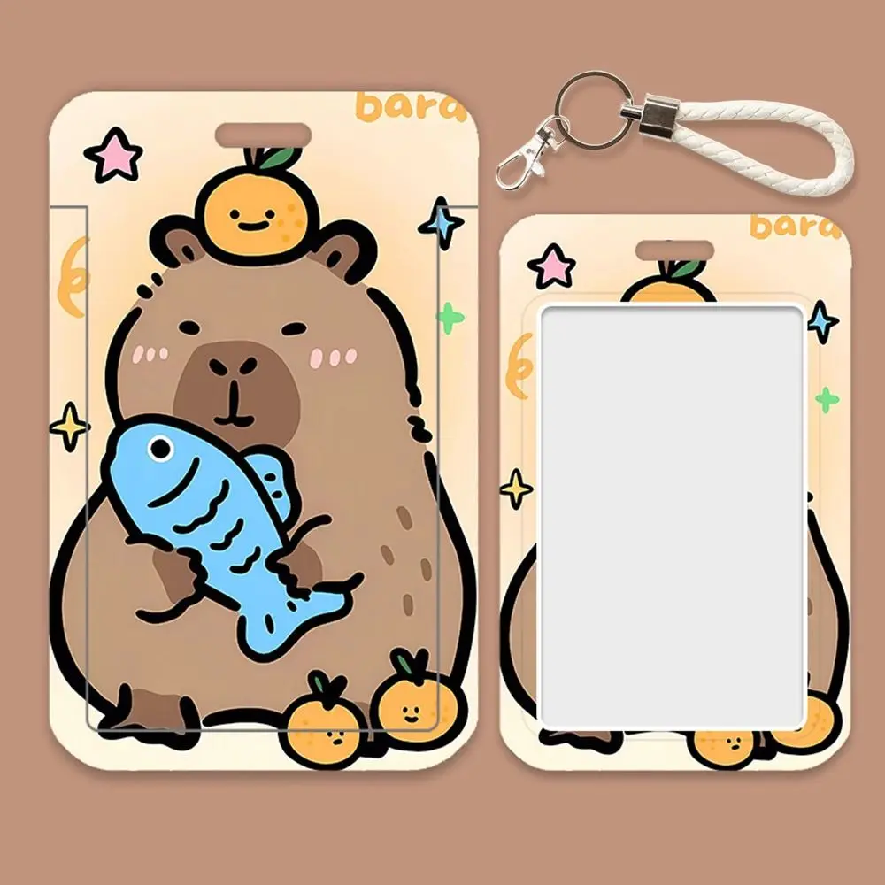Cartoon Multifunctional Card Holder Plastic Capybara Card Case ID Badge Holder Students 
Cartoon Multifunctional Card Holder Plastic Capybara Card Case ID Badge Holder Students