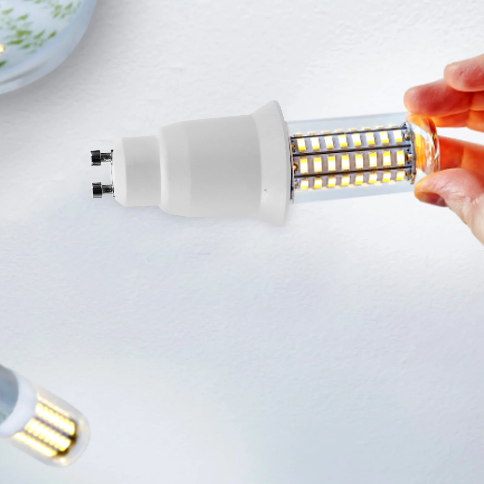 Gu10 to E27 Light Bulb Converter Adapter Reliable Stable Performance Easy Install Lamp Socket Converter for Indoor Use
Gu10 to E27 Light Bulb Converter Adapter Reliable Stable Performance Easy Install Lamp Socket Converter for Indoor Use