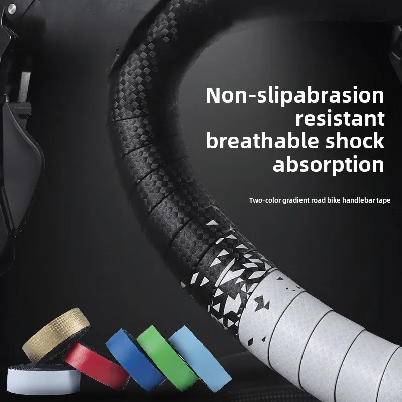 Road Handlebar Strap Bike Handlebar Wrap Tie Strap Non-slip Shock Absorption Double Colour Gradient Bicycle Handlebar Strap
Road Handlebar Strap Bike Handlebar Wrap Tie Strap Non-slip Shock Absorption Double Colour Gradient Bicycle Handlebar Strap
