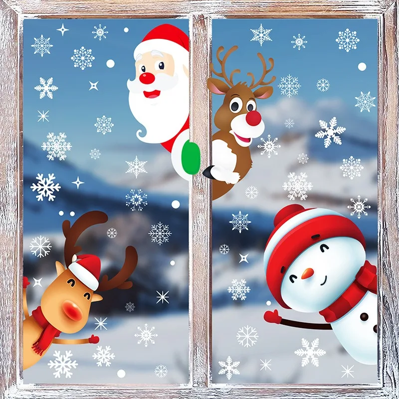 Christmas Snowflake Decals Static Window Clings DIY Holiday Decor Stickers for Glass Wall Art Festive Season Room
Christmas Snowflake Decals Static Window Clings DIY Holiday Decor Stickers for Glass Wall Art Festive Season Room