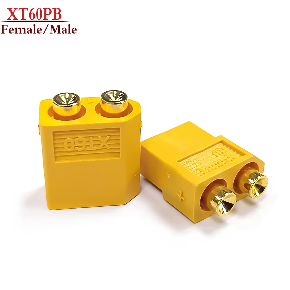 XT60PB 10/20 пар позолоченных штекерных и гнездовых разъемов для RC Lipo аккумуляторов, ESC, мультикоптеров и моделей
XT60PB 10/20 пар позолоченных штекерных и гнездовых разъемов для RC Lipo аккумуляторов, ESC, мультикоптеров и моделей