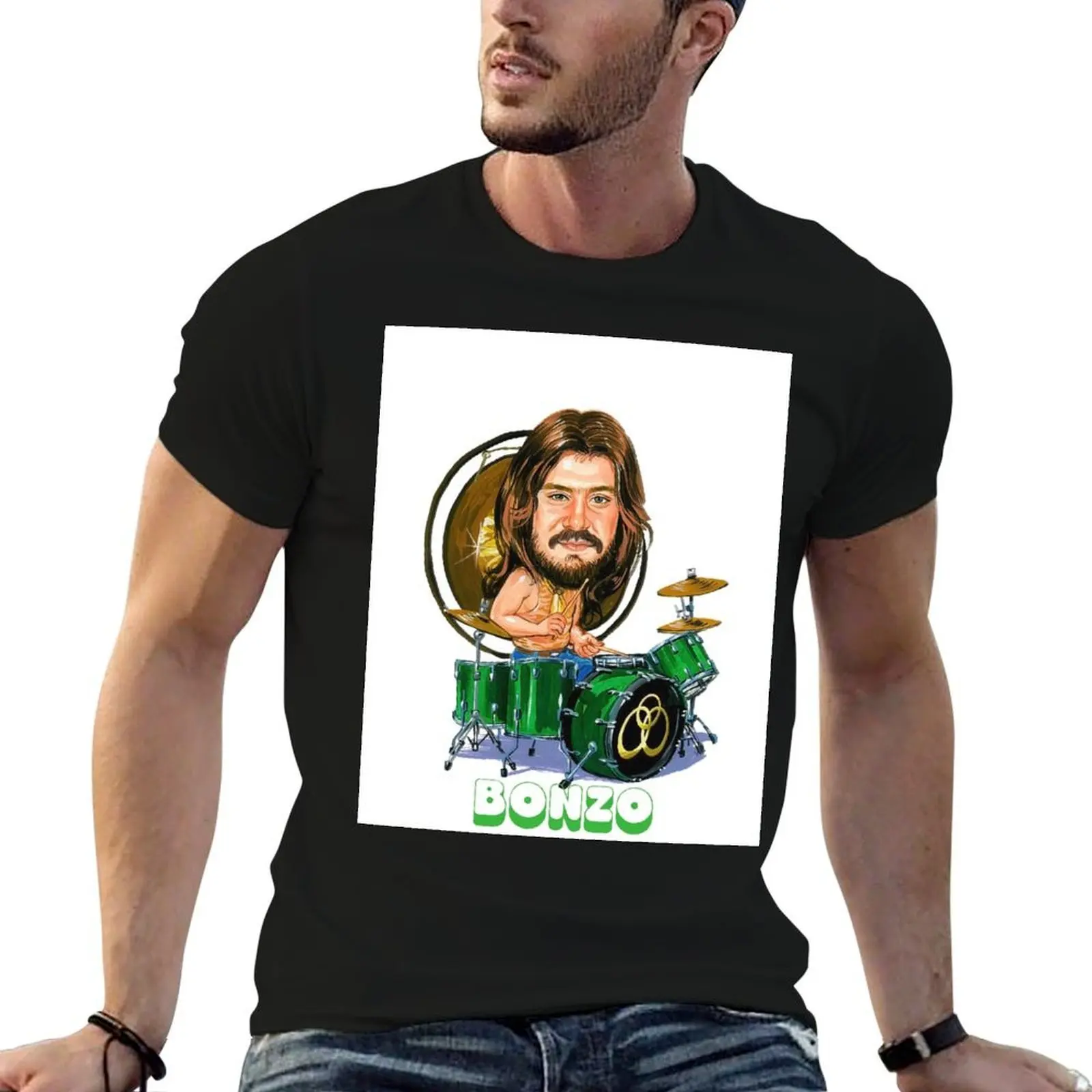 John Bonham Graphic T-Shirt cotton t shirt pack funny t shirts dark humor T-Shirt
John Bonham Graphic T-Shirt cotton t shirt pack funny t shirts dark humor T-Shirt