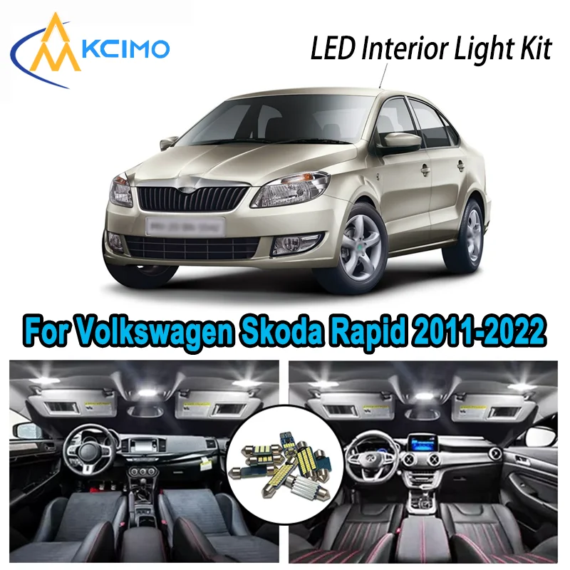 Bright LED Interior Light Kit for Volkswagen Skoda Rapid NH1 NH3 NA2 2011-2022 Dome Map Trunk Car Lamps with Canbus No Error
Bright LED Interior Light Kit for Volkswagen Skoda Rapid NH1 NH3 NA2 2011-2022 Dome Map Trunk Car Lamps with Canbus No Error