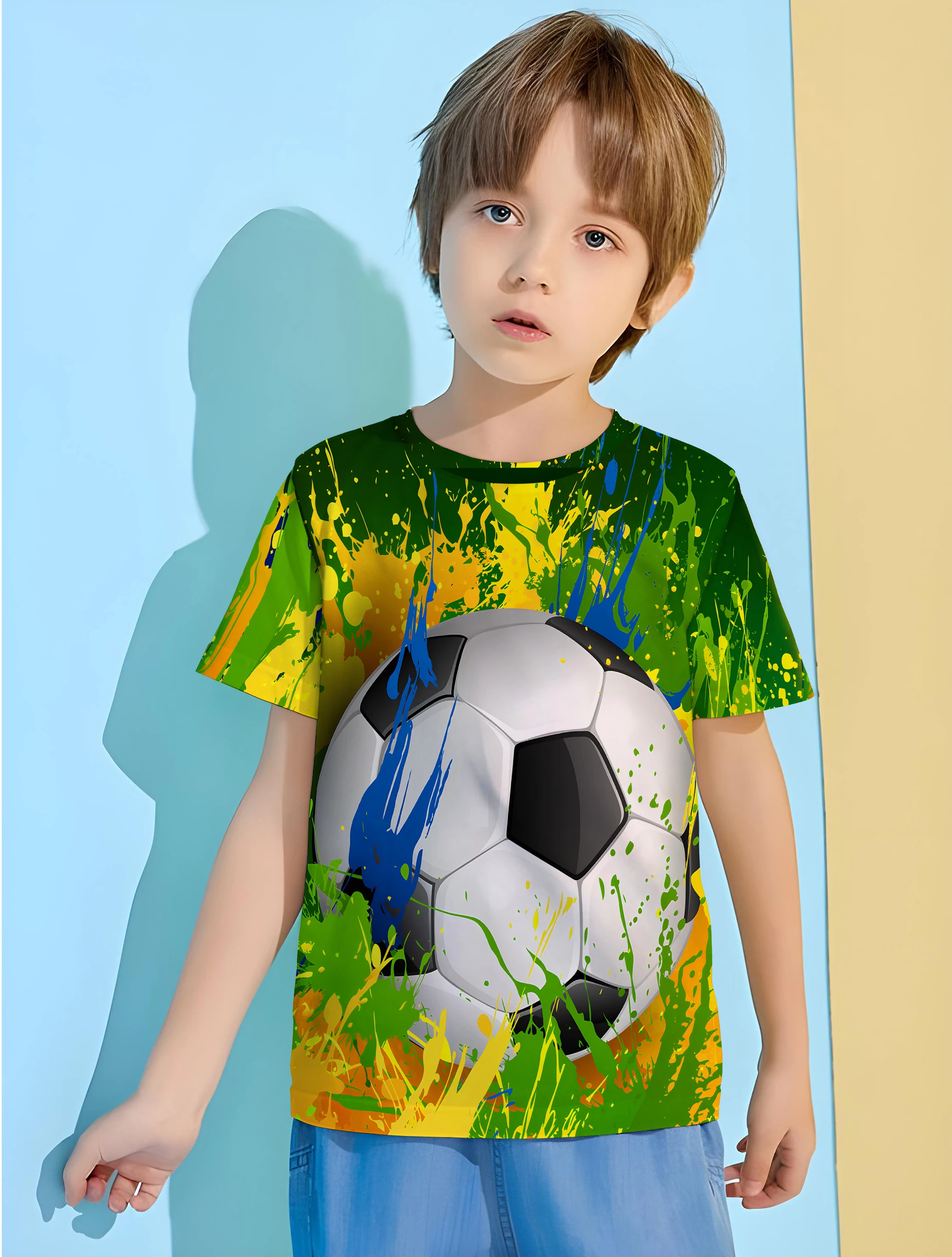 Splash Ball Boy's Shirt Children Tops Clothing for Boys T Shirts Anime T-shirt 2024 Kids Spring Clothes Children's T-shirts Top
Splash Ball Boy's Shirt Children Tops Clothing for Boys T Shirts Anime T-shirt 2024 Kids Spring Clothes Children's T-shirts Top