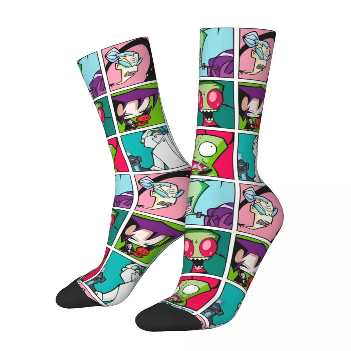 Autumn Winter Hip-hop Men's Women's Invader Zim Characters Socks Breathable Skateboard Socks
Autumn Winter Hip-hop Men's Women's Invader Zim Characters Socks Breathable Skateboard Socks