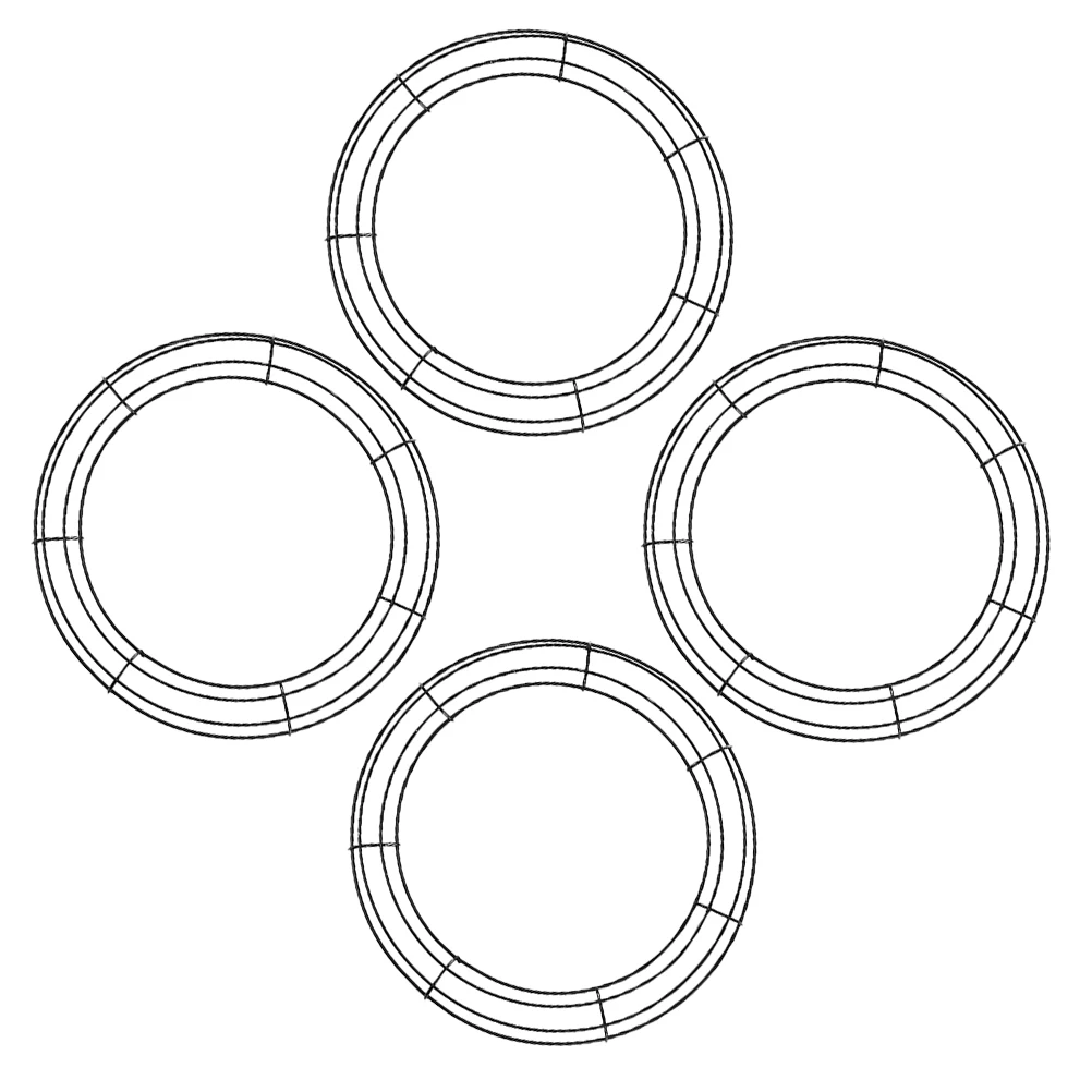 4 Pcs Iron Wreath Frames Hoops Round Shape DIY Flower Rings Home Decor Long Lasting Outdoor Indoor Garden Terrace
4 Pcs Iron Wreath Frames Hoops Round Shape DIY Flower Rings Home Decor Long Lasting Outdoor Indoor Garden Terrace