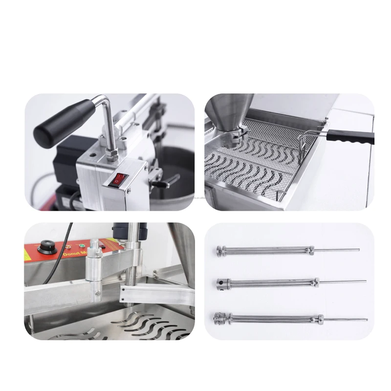 Fully Automatic Mini Donut Making Machine, Commercial Multifunctional Meatball Making Machine, Snack Machine