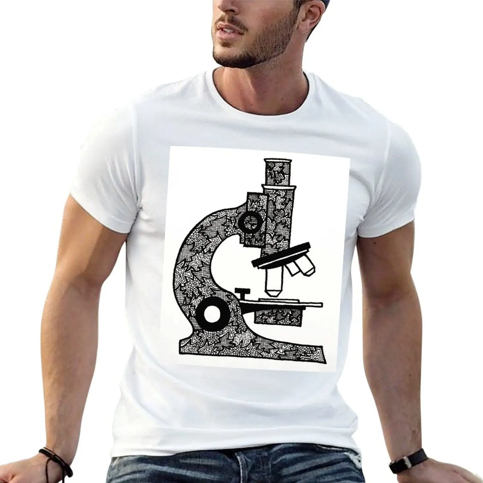 Microscope T-Shirt man graphic t shirt mens graphic t shirts t shirt man cotton T-shirt
Microscope T-Shirt man graphic t shirt mens graphic t shirts t shirt man cotton T-shirt