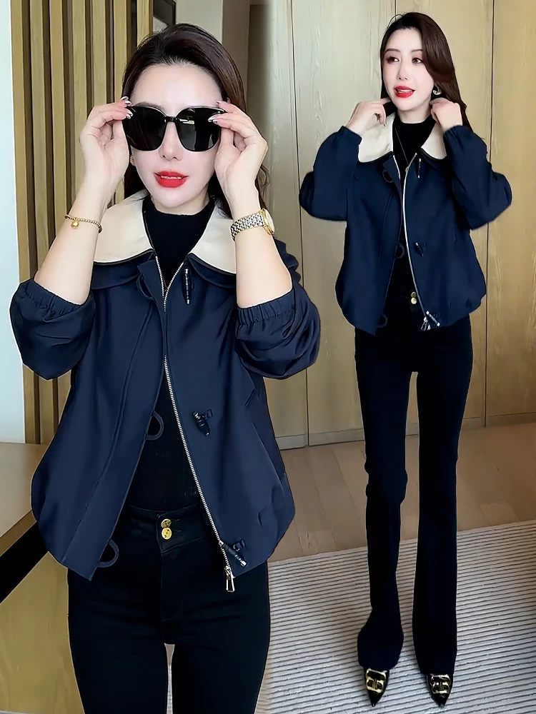 Faionable ort Jaet Top Women's Korean Sle Versatile Commute Trendy Outerwear Autumn New Arrival Slimming Effect
Faionable ort Jaet Top Women's Korean Sle Versatile Commute Trendy Outerwear Autumn New Arrival Slimming Effect