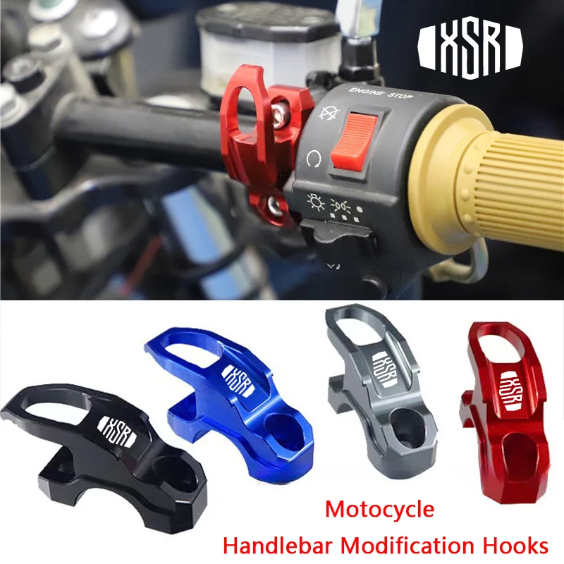 For YAMAHA XSR125/155 XSR700/900 Series Aluminum Motorcycle Modification Accessories Handlebar Helmet Duffel Bag Storage Hooks
For YAMAHA XSR125/155 XSR700/900 Series Aluminum Motorcycle Modification Accessories Handlebar Helmet Duffel Bag Storage Hooks
