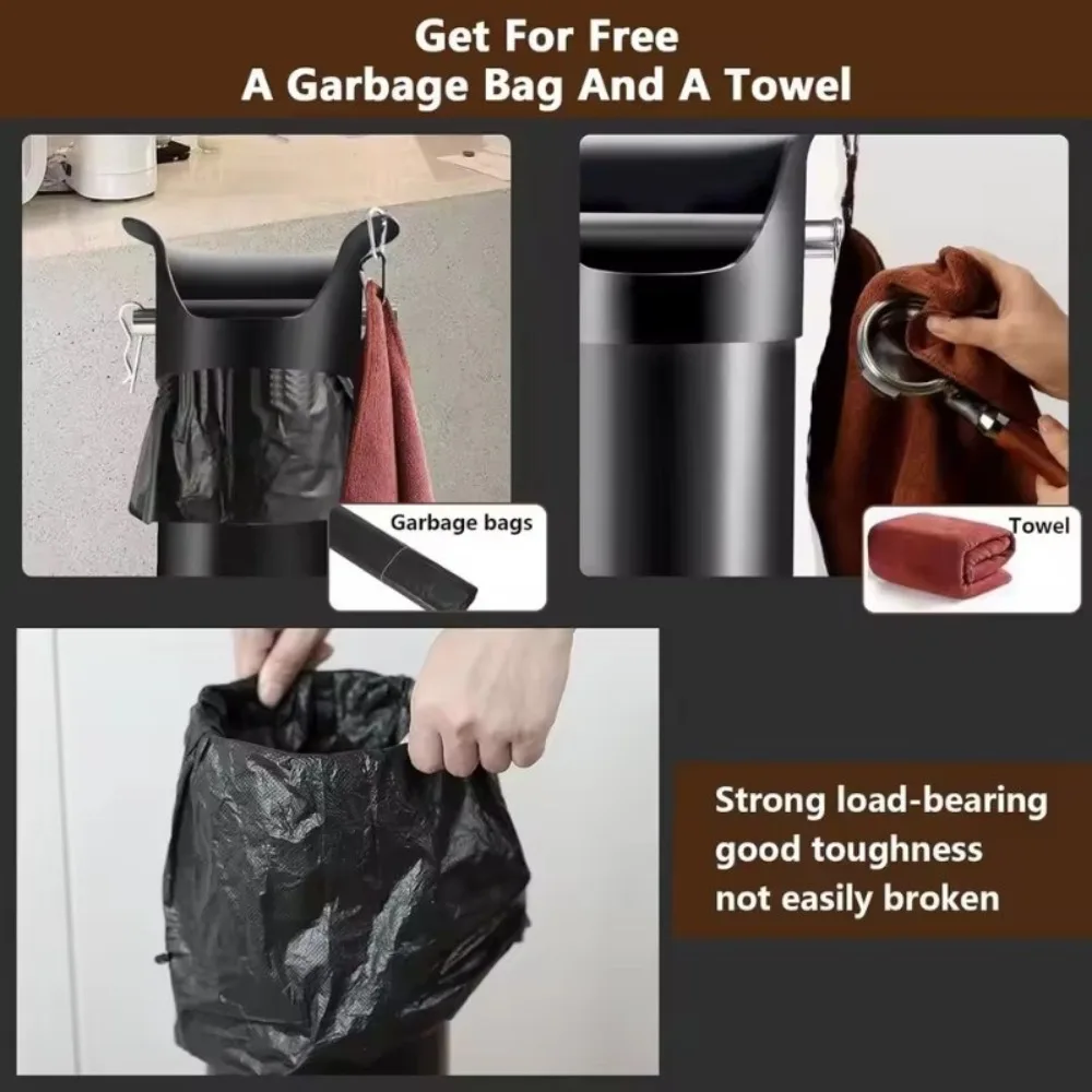 Коробка для кофе большой емкости Вертикальное съемное ведро для кофейной гущи Съемная крышка Легко чистится
Коробка для кофе большой емкости Вертикальное съемное ведро для кофейной гущи Съемная крышка Легко чистится