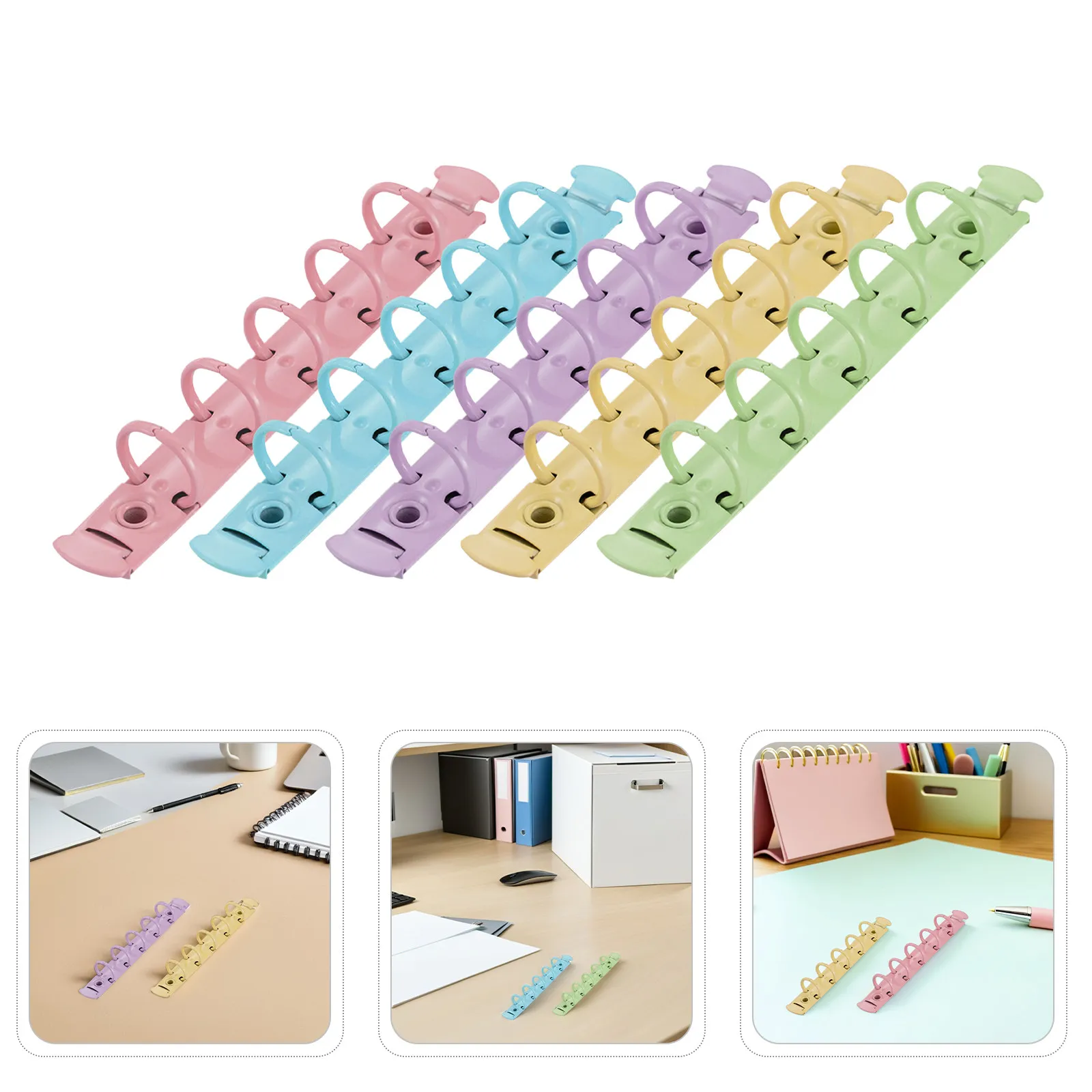 Набор из 5 металлических цветных кольцевых зажимов для блокнотов, папок и скрапбукинга, прочные застежки для DIY-проектов
Набор из 5 металлических цветных кольцевых зажимов для блокнотов, папок и скрапбукинга, прочные застежки для DIY-проектов