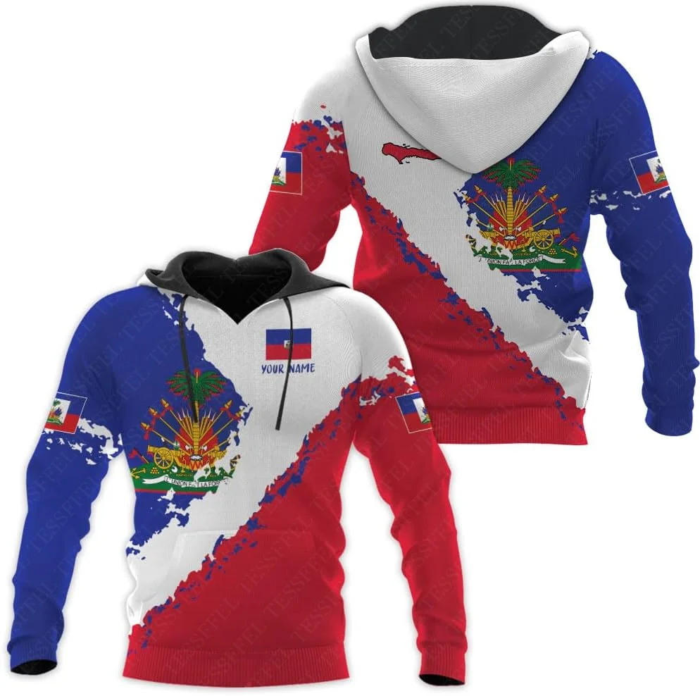 Custom Name Country Flag Haiti Retro Tattoo Tracksuit Streetwear Long Sleeves 3DPrint Pullover Harajuku Jacket Casual Hoodies X5
Custom Name Country Flag Haiti Retro Tattoo Tracksuit Streetwear Long Sleeves 3DPrint Pullover Harajuku Jacket Casual Hoodies X5