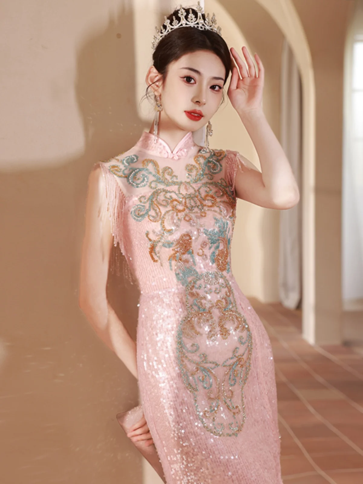 Pink Engagement Evening Gown Luxury mat High-End Fi Tail Sequin Wedding Dr Host Skirt Women Premium ...
Pink Engagement Evening Gown Luxury mat High-End Fi Tail Sequin Wedding Dr Host Skirt Women Premium ...