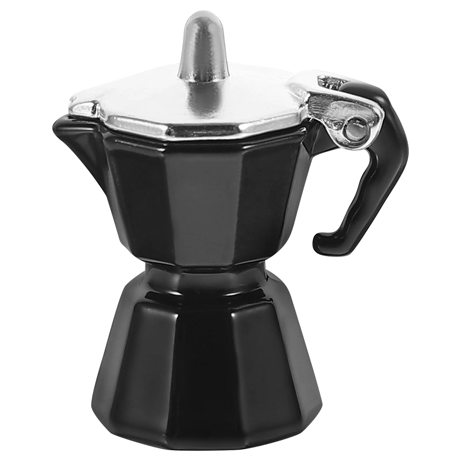 Miniature Coffee Pot Black Alloy Accessory Realistic House Prop Lifelike Espresso Model Small Pretend Decor
Miniature Coffee Pot Black Alloy Accessory Realistic House Prop Lifelike Espresso Model Small Pretend Decor