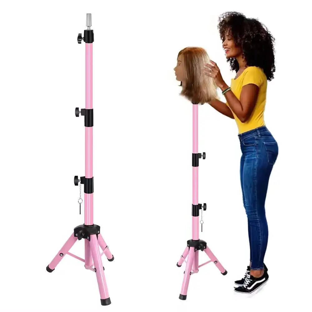 High Quality Adjustable Wig Stand 55 Inch Tripod Mannequin Head for Cosmetology Hairdressing Training
High Quality Adjustable Wig Stand 55 Inch Tripod Mannequin Head for Cosmetology Hairdressing Training