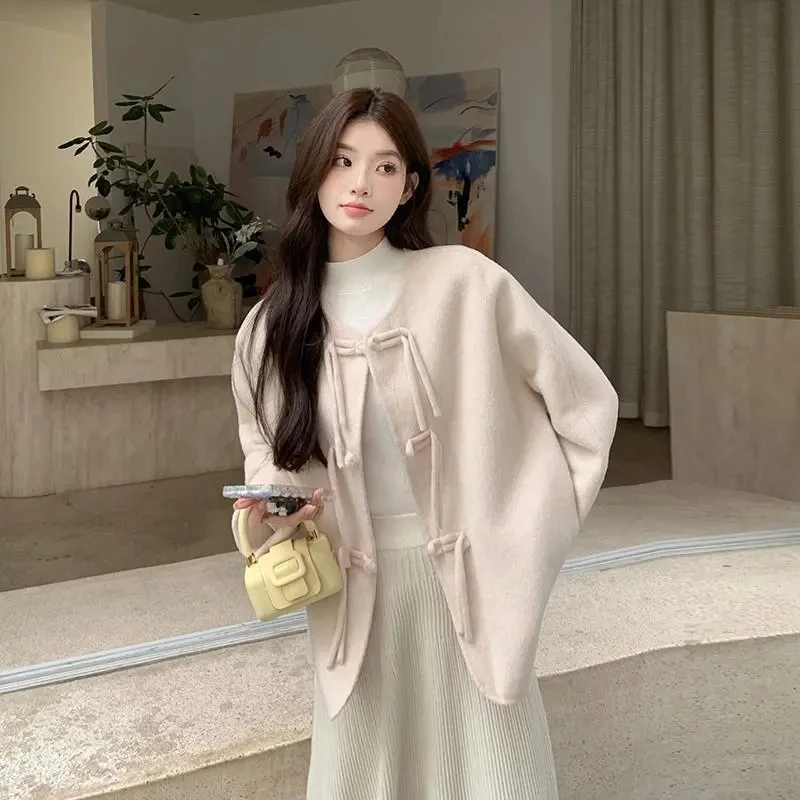 style Chinese Style Western-style Pink Woolen Coat For Women's 2025 Autumn Winter Temperament Reducing Button Down Woolen Coat
style Chinese Style Western-style Pink Woolen Coat For Women's 2025 Autumn Winter Temperament Reducing Button Down Woolen Coat