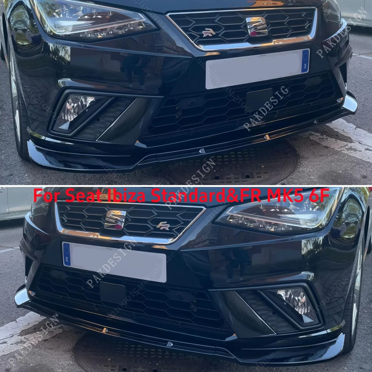 3 шт., передний бампер, сплиттер, спойлер, комплект кузова Canard для Seat Ibiza MK5 Standard/FR 2018-2024, глянцевый черный тюнинговый аксессуар
3 шт., передний бампер, сплиттер, спойлер, комплект кузова Canard для Seat Ibiza MK5 Standard/FR 2018-2024, глянцевый черный тюнинговый аксессуар