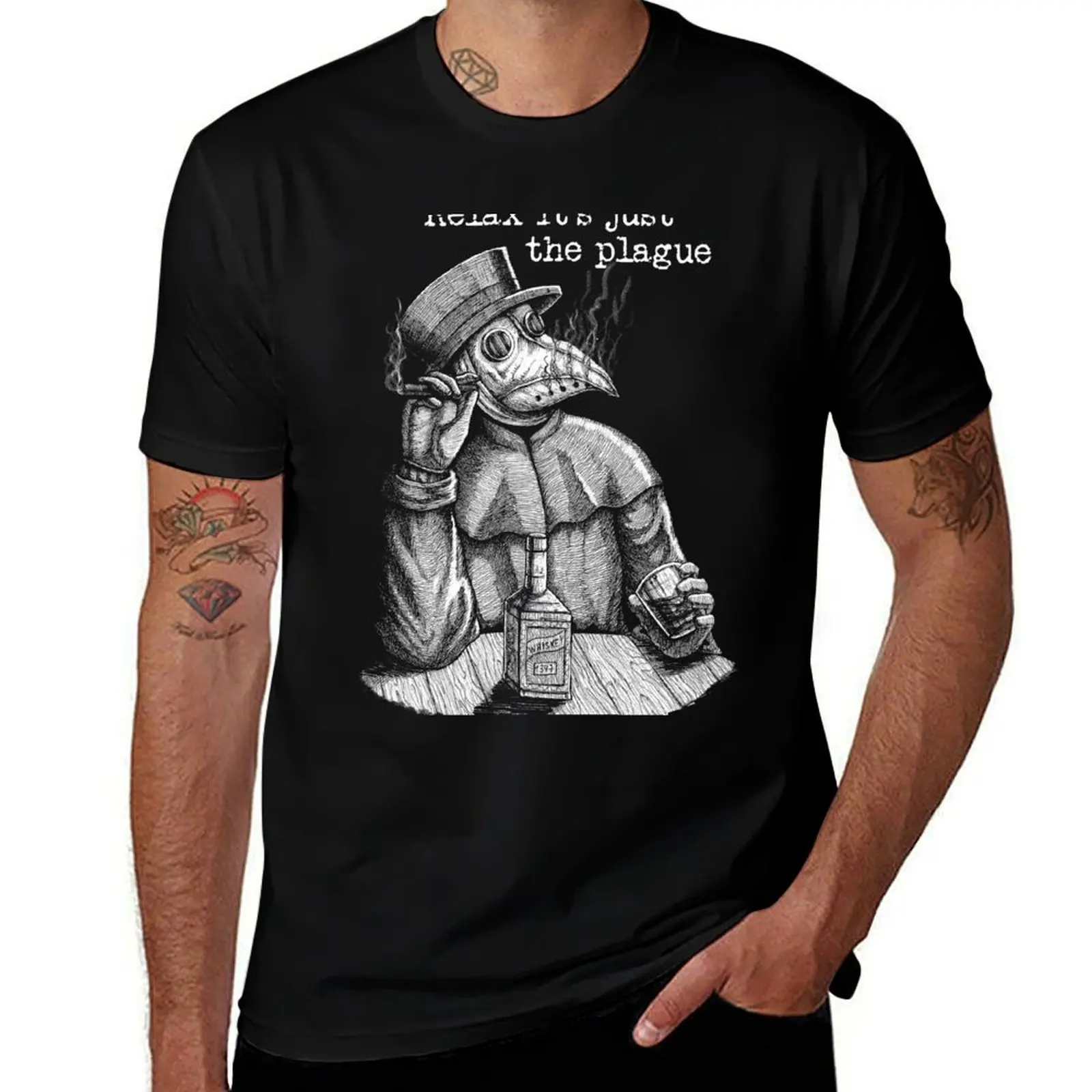 Relax it's just the plague - vintage plague doctor T-Shirt man t shirt graphic t shirt for man
Relax it's just the plague - vintage plague doctor T-Shirt man t shirt graphic t shirt for man