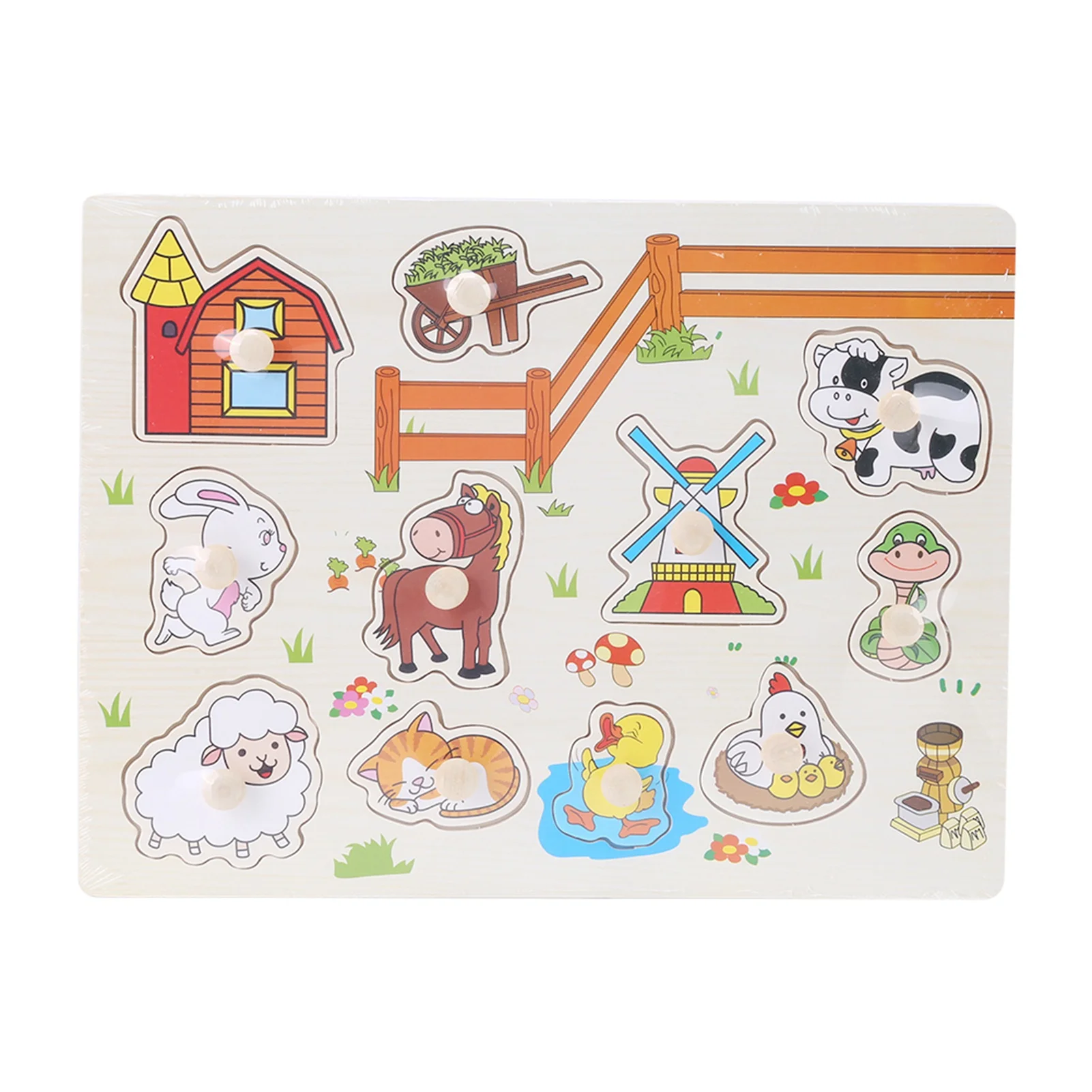 ZK50 Wooden Cognitive Knob Puzzle Kids Educational Learning Toy with Hand Grip(Fruit)
ZK50 Wooden Cognitive Knob Puzzle Kids Educational Learning Toy with Hand Grip(Fruit)