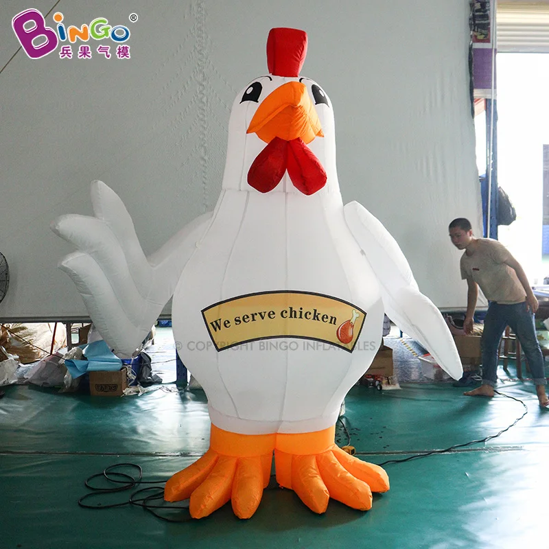 Hot Sale Inflatable Cartoon Chicken High Quality Factory Direct Sale Suitable For Advertising Activities Promotional BG-C0553
Hot Sale Inflatable Cartoon Chicken High Quality Factory Direct Sale Suitable For Advertising Activities Promotional BG-C0553