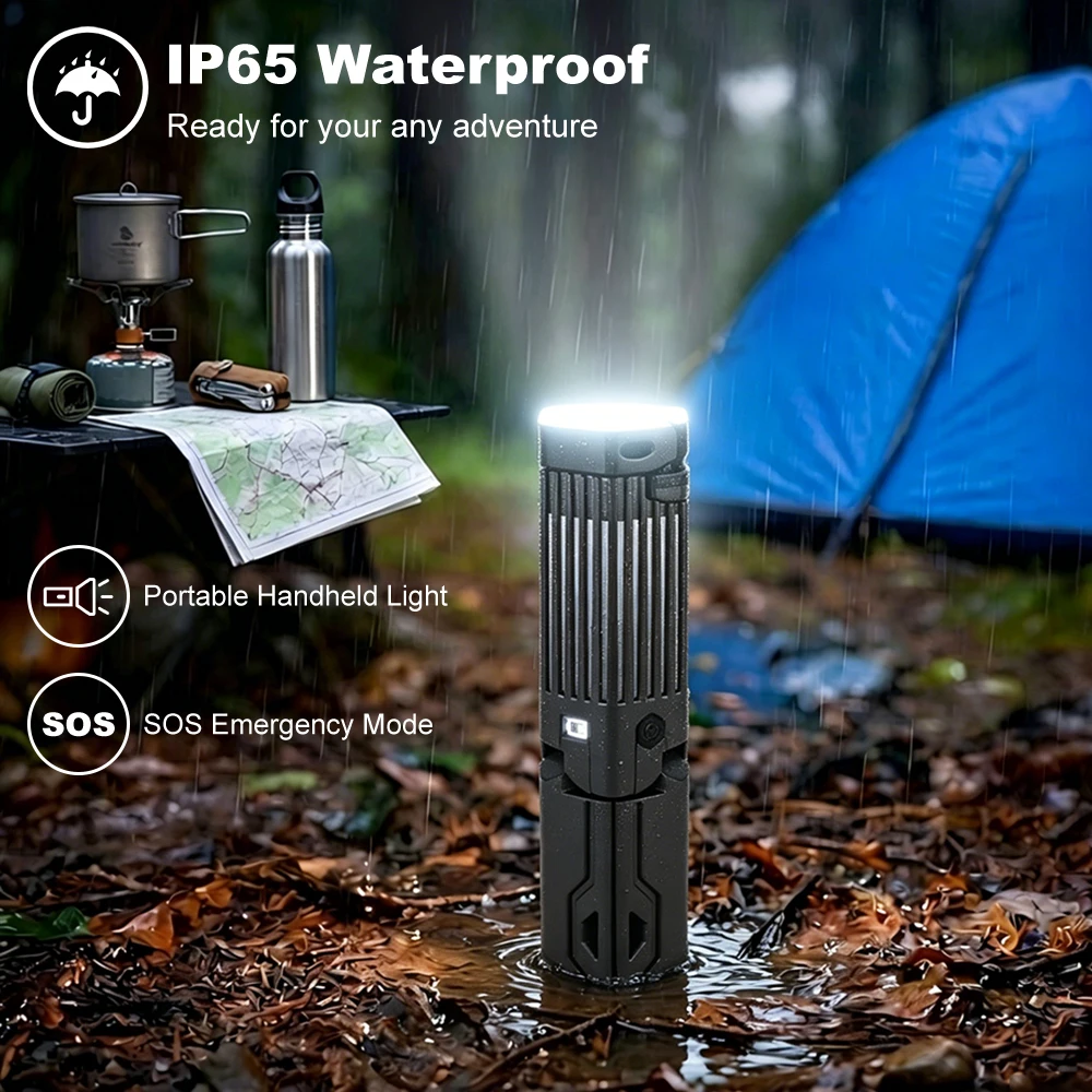 POVTOR Black Portable Outdoor Camping Illuminator Outdoor Camping Light for Wilderness Camping Adventures
POVTOR Black Portable Outdoor Camping Illuminator Outdoor Camping Light for Wilderness Camping Adventures
