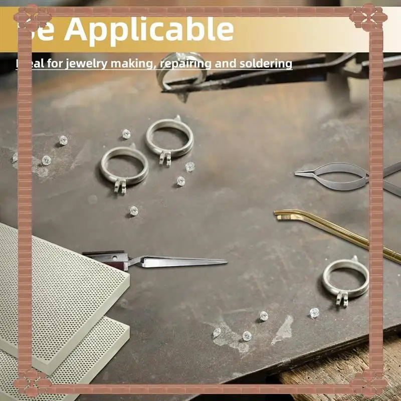 24-Hour Delivery Jewelry Soldering Block Kit 2 Honeycomb Blocks 3 Tweezers1 Copper Tong 1 Metal Clip 2 Storage Bag,Solde
24-Hour Delivery Jewelry Soldering Block Kit 2 Honeycomb Blocks 3 Tweezers1 Copper Tong 1 Metal Clip 2 Storage Bag,Solde