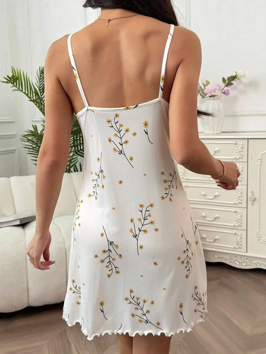 Romantic Ditsy Floral Knit Slip Dress For Women Summer
Romantic Ditsy Floral Knit Slip Dress For Women Summer