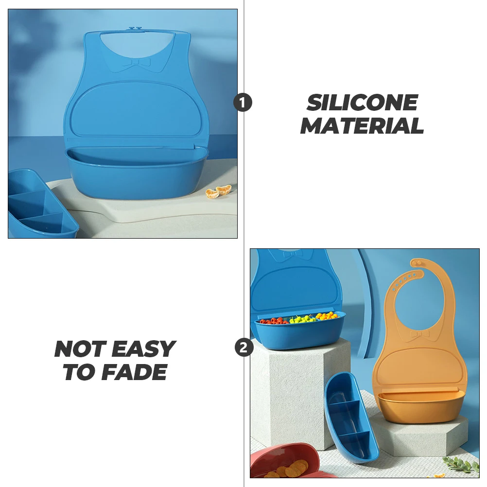 1Pc Premium Silicone Baby Bib Waterproof Food Catcher Adjustable Infant Eating Apron Removable Front Pouch Portable Lightweight
1Pc Premium Silicone Baby Bib Waterproof Food Catcher Adjustable Infant Eating Apron Removable Front Pouch Portable Lightweight