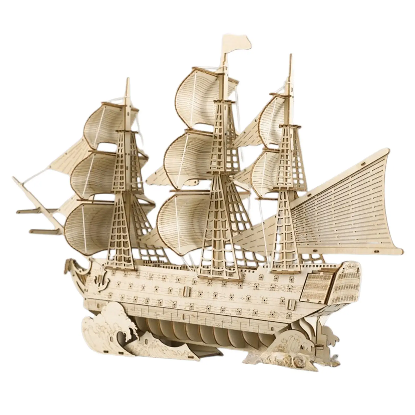 1Set Ship Kits for Adults Ancient Wooden Sailboat DIY 3D Puzzle Craft Skillbuilding Tabletop Nautical Decoration
1Set Ship Kits for Adults Ancient Wooden Sailboat DIY 3D Puzzle Craft Skillbuilding Tabletop Nautical Decoration
