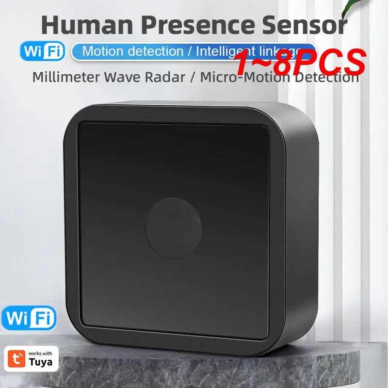 Датчик присутствия человека/Wi-Fi 1-8 шт., высокоточный датчик движения MmWave, смарт-приложение, поддержка умного дома
Датчик присутствия человека/Wi-Fi 1-8 шт., высокоточный датчик движения MmWave, смарт-приложение, поддержка умного дома