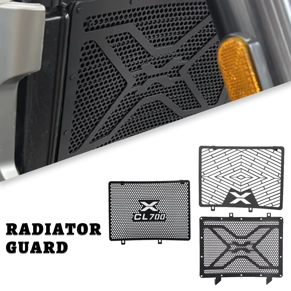For CFMOTO 700 CL-X 700 CLX 700 700CLX CNC Radiator Grille Guard Cover CLX700 SPORT ADVENTURE HERITAGE 2020 2021 2022 2023 2024
For CFMOTO 700 CL-X 700 CLX 700 700CLX CNC Radiator Grille Guard Cover CLX700 SPORT ADVENTURE HERITAGE 2020 2021 2022 2023 2024