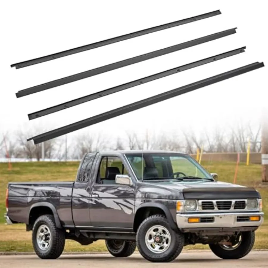 Black Car Outer and Inner Door Window Moulding Trim Weatherstrip Seal Belt Compatible with Nissan Vehicle 1986-199 Pickup D1 Ha
Black Car Outer and Inner Door Window Moulding Trim Weatherstrip Seal Belt Compatible with Nissan Vehicle 1986-199 Pickup D1 Ha