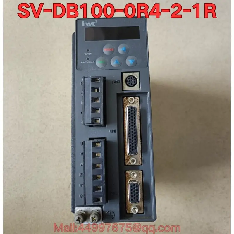 Second-hand SV-DB100-0R4-2-1R servo drive function test is normal
Second-hand SV-DB100-0R4-2-1R servo drive function test is normal