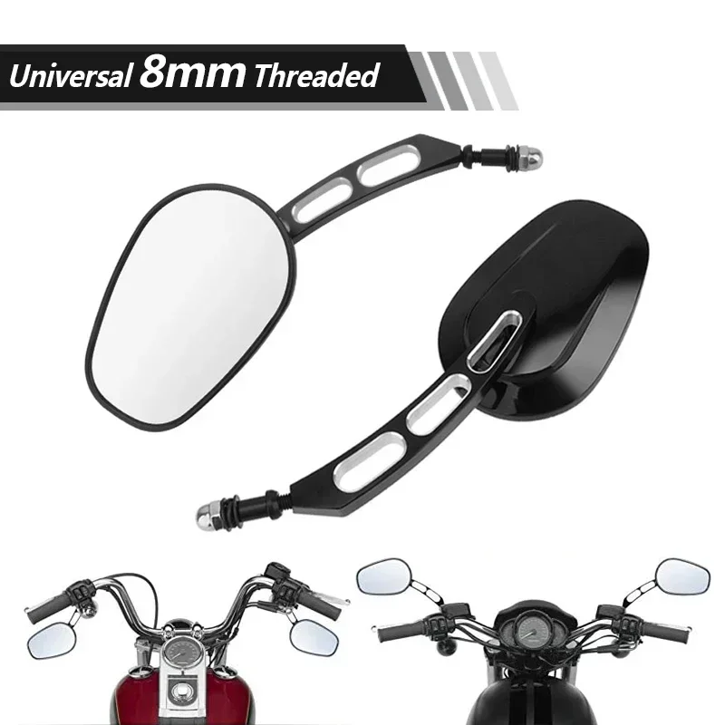 8mm Motorcycle Rearview Mirrors Black Hollow Stem Side Mirrors For Harley Touring Softail Dyna Sportster XL883 XL1200 Road King
8mm Motorcycle Rearview Mirrors Black Hollow Stem Side Mirrors For Harley Touring Softail Dyna Sportster XL883 XL1200 Road King