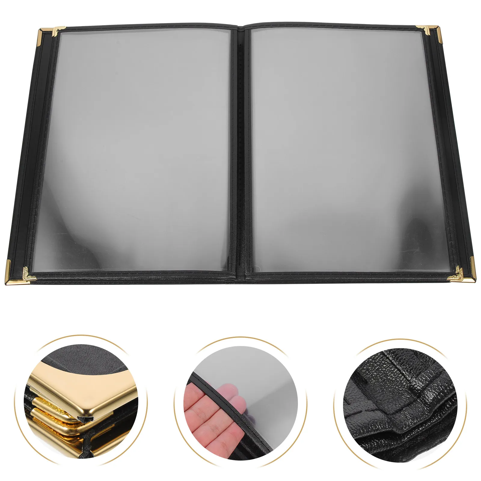Transparent Recipe Book Cover Menu Sleeve PVC for Coffee Bar Restaurant Bakery Cafe Menu Protection Holder Recipe Binder
Transparent Recipe Book Cover Menu Sleeve PVC for Coffee Bar Restaurant Bakery Cafe Menu Protection Holder Recipe Binder